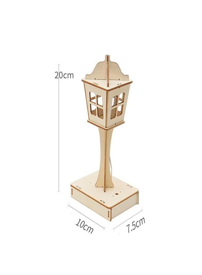 REES52 Voice-Activated Wooden Table lamp Science Experiment Toys for Children Intelligent Voice-Controlled Science Table Lamps for Kids Fun - Image 4